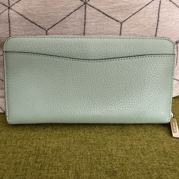 Teal Kate Spade large wallet - Picture 2 of 3